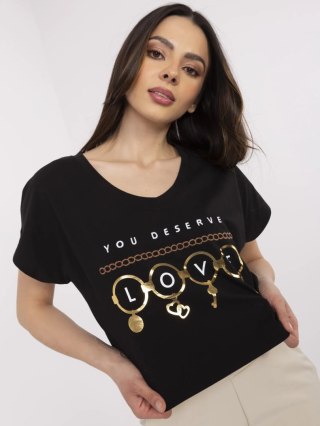 T-shirt CLM-TS-1729.86 czarny XL