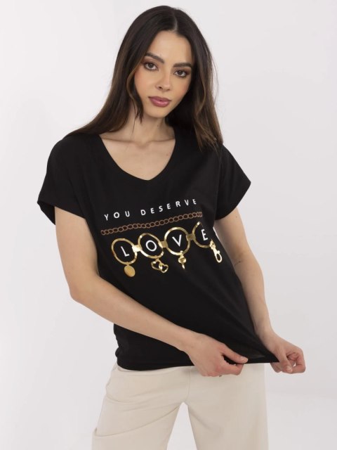 T-shirt CLM-TS-1729.86 czarny M