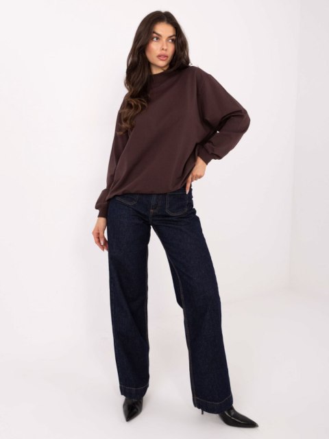Bluza RV-BL-5185.70P ciemny brązowy L/XL