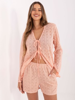 Komplet LK-KMPL-509069.92 brzoskwiniowy L/XL