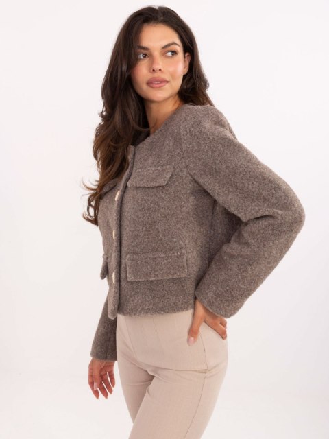 Kurtka IT-KR-FL9586.64 ciemny bezowy S/M
