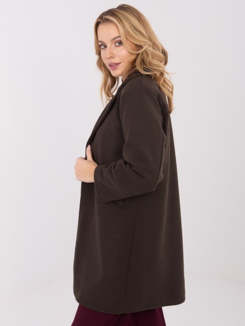 Płaszcz IT-PL-20238.23 ciemny brązowy