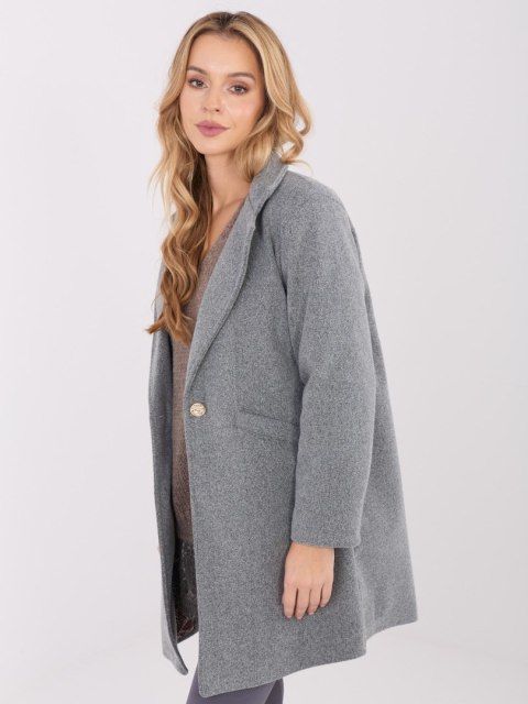 Płaszcz IT-PL-20238.23 ciemny szary