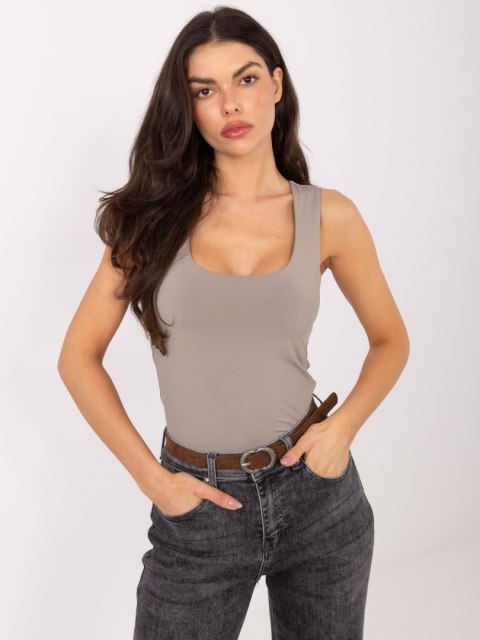 Top D12099M02803A ciemny bezowy M