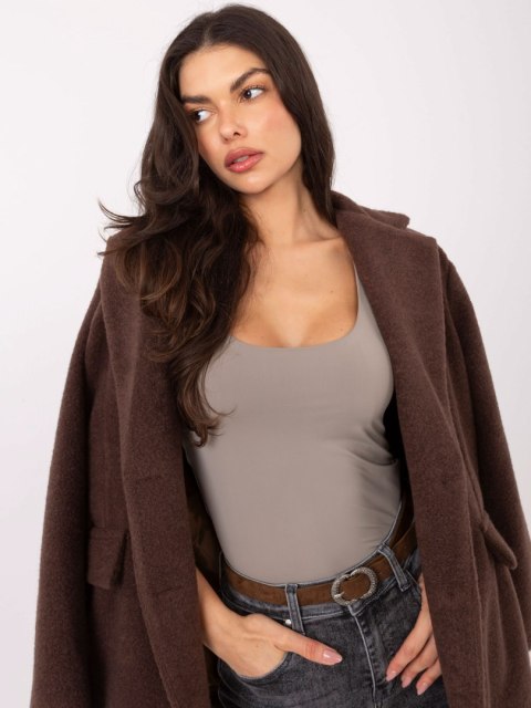 Top D12099M02803A ciemny bezowy M