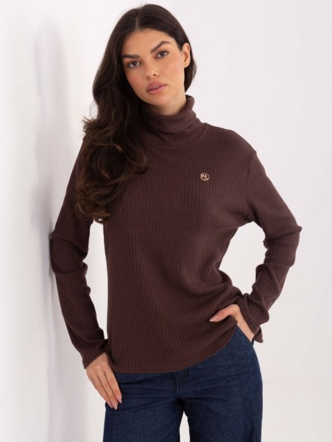 Sweter LK-SW-510184.01P brązowy M