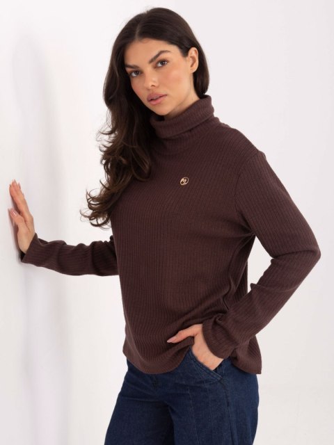 Sweter LK-SW-510184.01P brązowy S