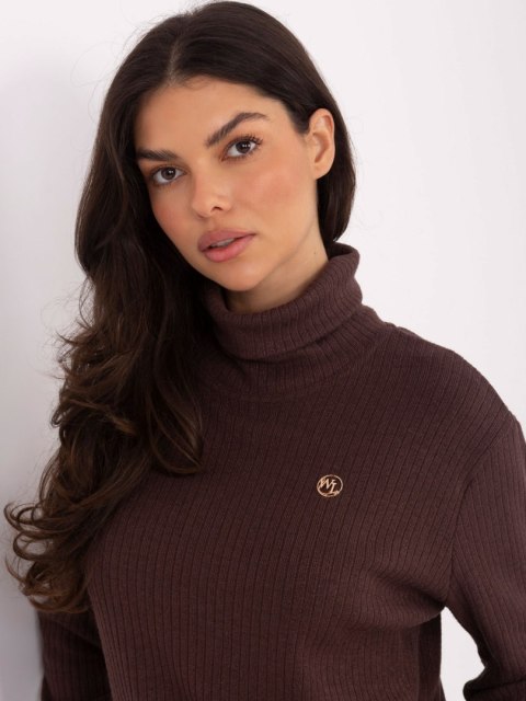 Sweter LK-SW-510184.01P brązowy S