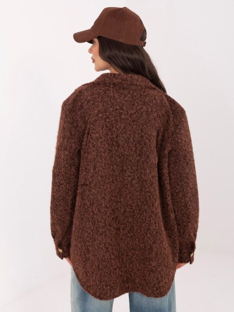 Kurtka IT-KR-22292.00 ciemny brązowy