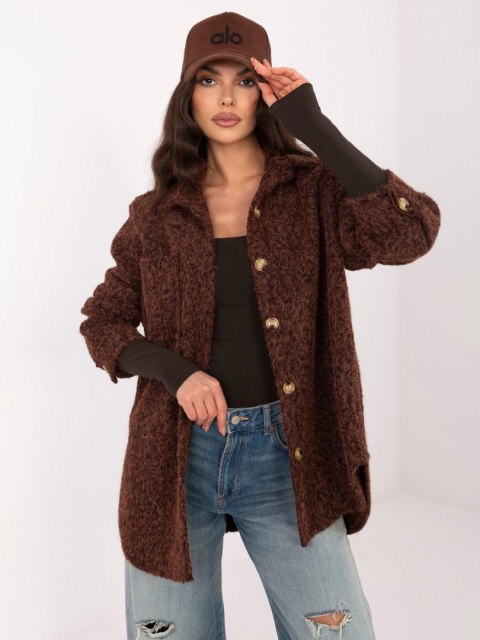 Kurtka IT-KR-22292.00 ciemny brązowy