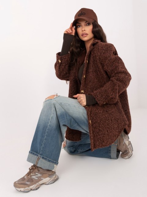 Kurtka IT-KR-22292.00 ciemny brązowy