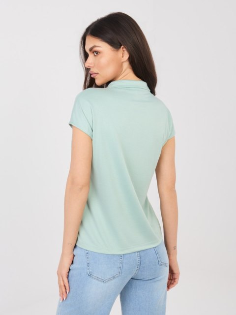 T-shirt D17029M02856A pistacjowy M
