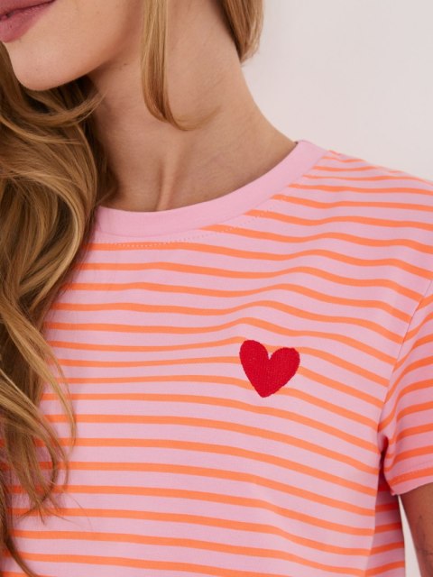 T-shirt IT-TS-22397.89 ciemny różowy