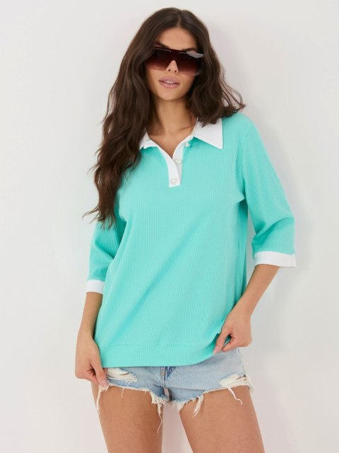 Bluzka LK-BZ-510218.02 mietowy L/XL