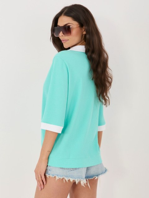 Bluzka LK-BZ-510218.02 mietowy S/M