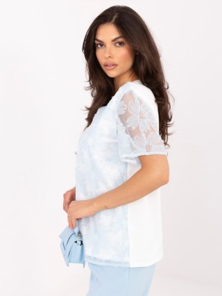 Bluzka LK-BZ-510247.94 jasny niebieski M/L
