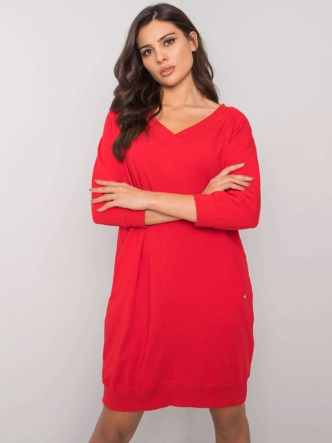 Sukienka RV-SK-7203.35P czerwony L/XL