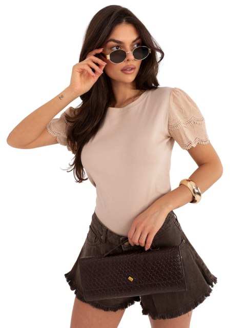 Bluzka IR-BZ-RR176.90 ciemny bezowy S/M