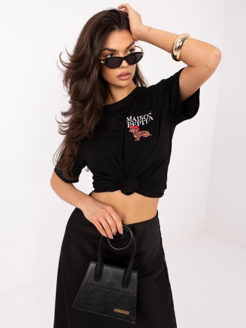 T-shirt IR-TS-F358.29P czarny L/XL