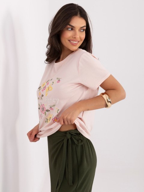 T-shirt IR-TS-R2670.30 jasny różowy L/XL