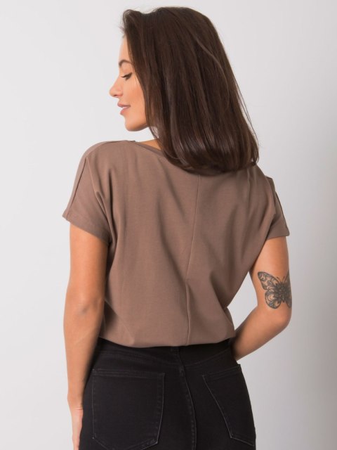 T-shirt RV-TS-4832.11P brązowy XL