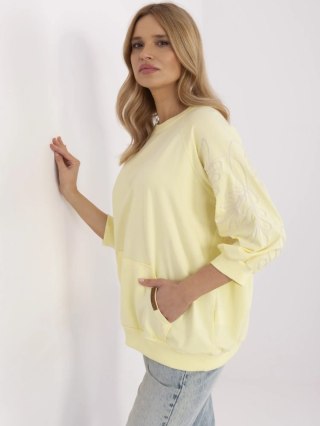 Bluza RV-BL-A367-1.18P jasny żółty