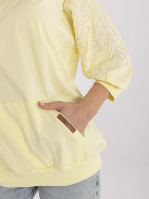 Bluza RV-BL-A367-1.18P jasny żółty