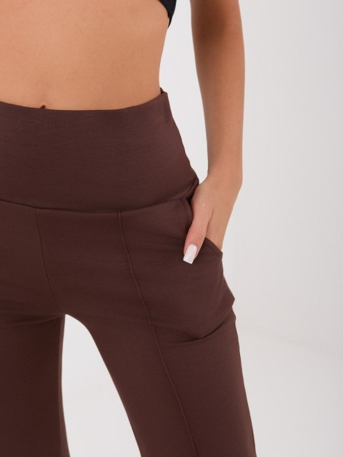 Spodnie dresowe RV-DR-A1289.01 ciemny brązowy L/XL