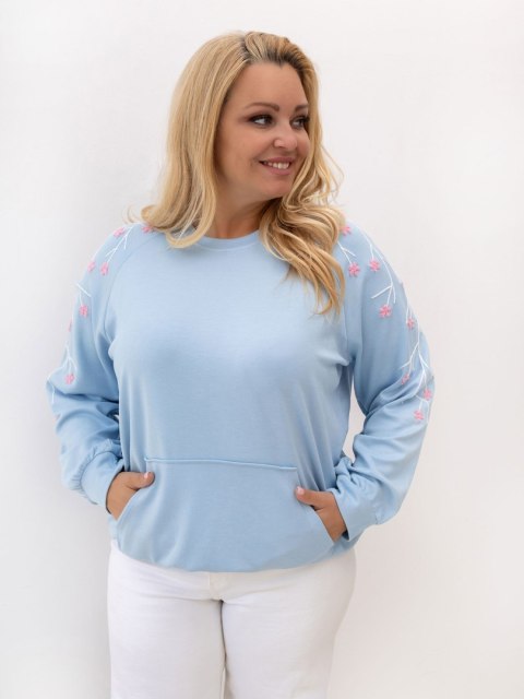 Bluza RV-BL-A1210.98 jasny niebieski