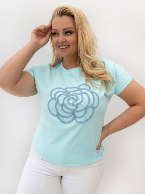 T-shirt RV-TS-A1323.27P mietowy