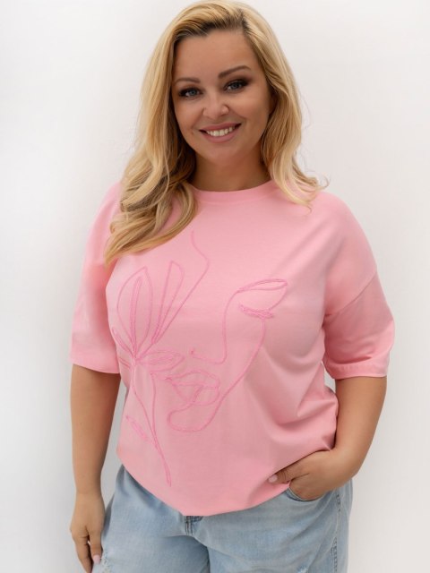 T-shirt RV-TS-A1331.29P jasny różowy