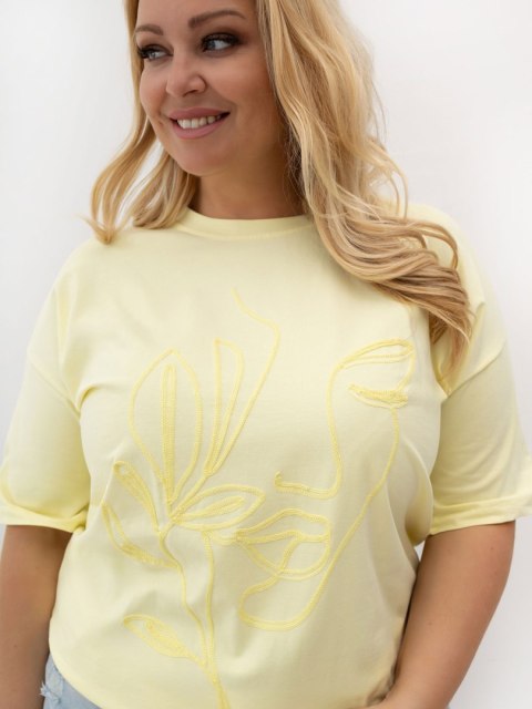 T-shirt RV-TS-A1331.29P jasny żółty