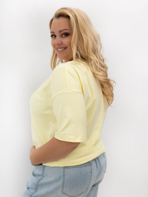 T-shirt RV-TS-A1331.29P jasny żółty