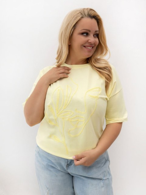 T-shirt RV-TS-A1331.29P jasny żółty