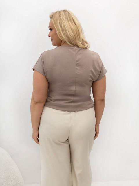 T-shirt RV-TS-A1383.01P ciemny bezowy 5XL