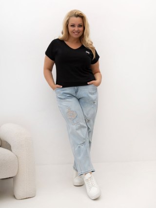 T-shirt RV-TS-A1383.01P czarny 2XL