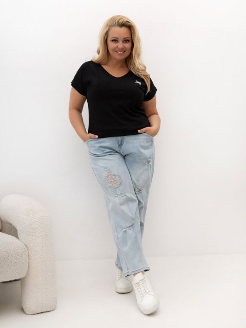 T-shirt RV-TS-A1383.01P czarny 2XL