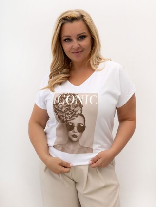 T-shirt RV-TS-A1384.08P biały