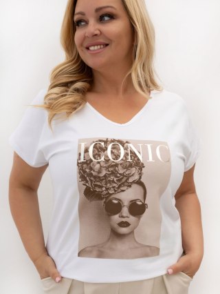 T-shirt RV-TS-A1384.08P biały