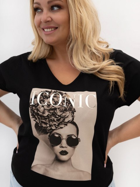 T-shirt RV-TS-A1384.08P czarny