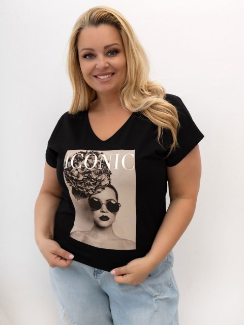 T-shirt RV-TS-A1384.08P czarny