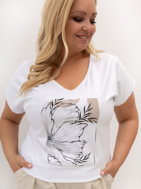 T-shirt RV-TS-A1385.09P biały