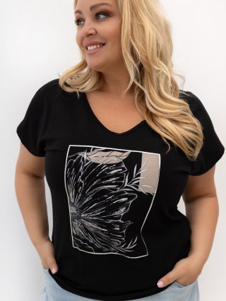 T-shirt RV-TS-A1385.09P czarny
