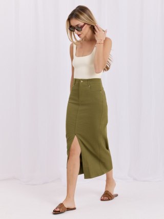 Spódnica HM-SD-MC6290.49 khaki S