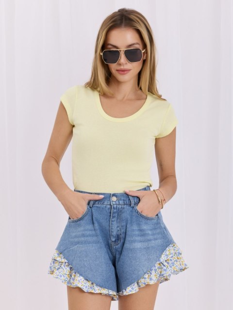 T-shirt RV-TS-A1360.02P jasny żółty S/M