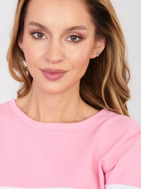Bluza RV-BL-5787.15X szaro-różowy M