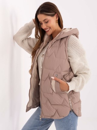 Kamizelka MBM-KZ-2516.96 ciemny bezowy 2XL