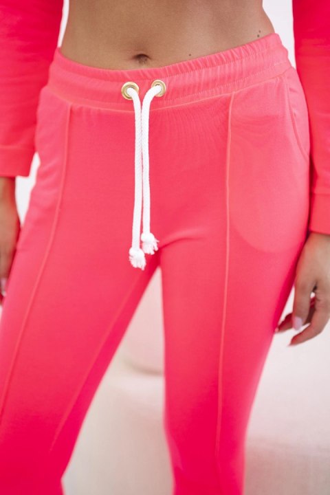 Komplet dresowy różowy neon